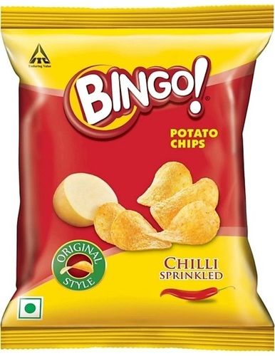 Aloo Potato Chips With Original Style Red Chilli Sprinkled, 27.5G