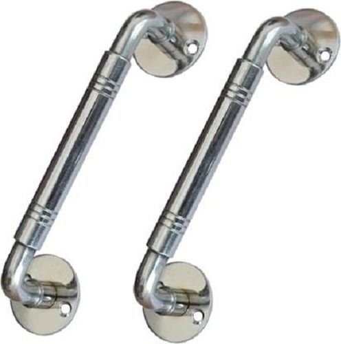 Silver Stainless Steel Pull And Push Door Handle Size 6 Inch