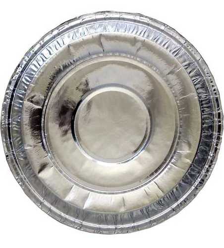 Strong, Cut Safe, Waterproof And Light Weight Round Silver Paper Plate