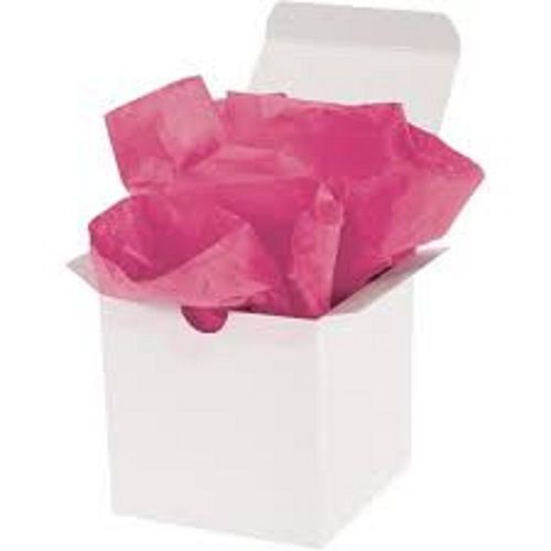 Coated Use And Throw Pink Color Tissue Paper For House, Restaurant And Hotel