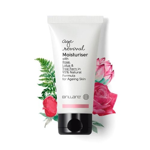 95% Natural Ingredients Anti Aging Skin Cream With Rose, Lotus And Tree Fern