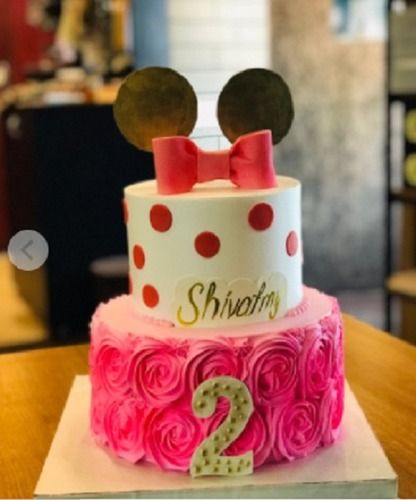 Artistically Designed Delicious & Tasty Cake For Girls Birthday Celebration
