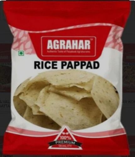 Hygienically Processed Crispy And Tasty Deep Fried Rice Papad