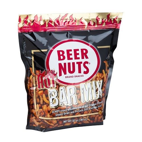 Namkeen Nuts Hot Bar Mix-32 Oz Resealable Bag, Spicy Sesame Sticks For Snaks