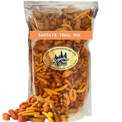 Santa Fe Trail Mix - Spicy Mix - Hot Spicy Peanuts, Hot Cajun Corn Sticks Fat: 10 Grams (G)