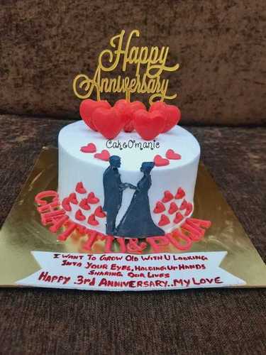 Beautiful cake but it doesn't say third anniversary Love the chocolate and  flower co… | Happy anniversary cakes, Anniversary cake designs, Anniversary  cake pictures