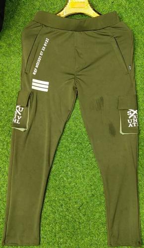 Eco Friendly Lightweight Comfortable To Wear Green Cotton Mens Lower