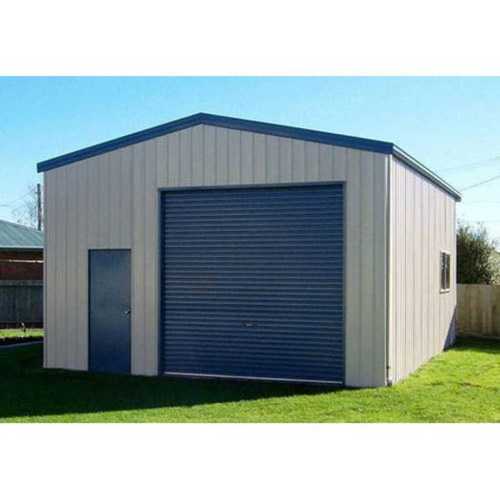 Rectangular Polished 12 Feet Industrial Roofing Shed for Weather Protection