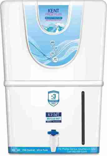 Ro+uv+uf Water Purifier White And Sky Blue Colour