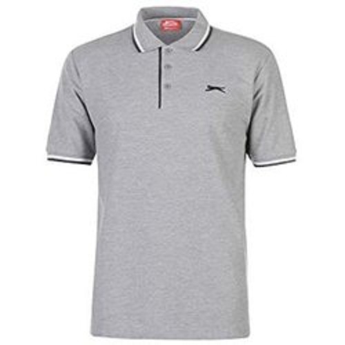 क्रू कॉलर नेक और शॉर्ट स्लीव के साथ स्लीक स्टाइलिश ऐश कलर कॉटन टी शर्ट लिंग: पुरुष