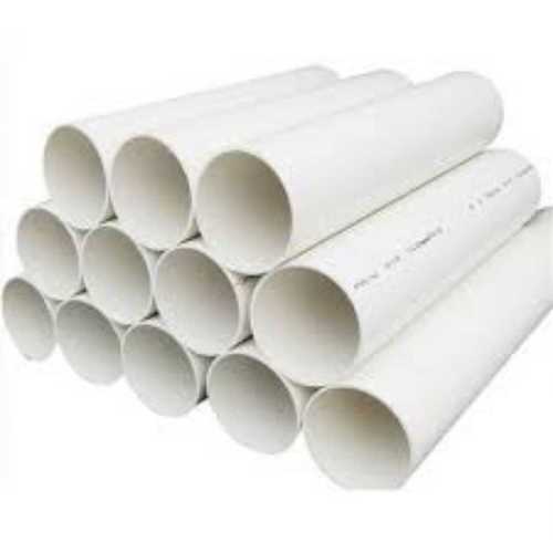 White Colour Round Shape Crack Proof Pvc Pipe For Plumbing, 1-1000 Mm Thickness: 10-100 Millimeter (Mm)