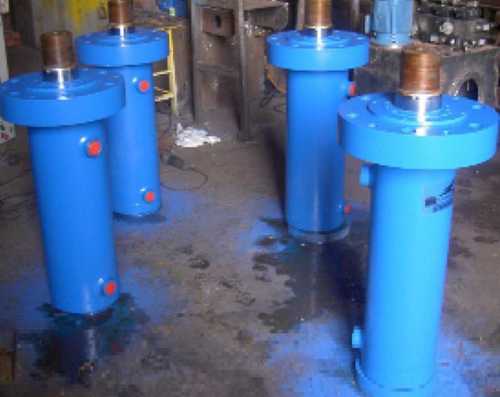 Blue Powder Coated High Pressure Mild Steel Hydraulic Cylinder, 220V/50Hz Weight: 50  Kilograms (Kg)