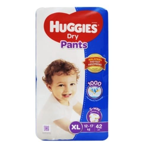 White Huggies Disposable Breathable Baby Dry Pants Diapers Size Xl at Best  Price in Saharanpur  Km Enterprises