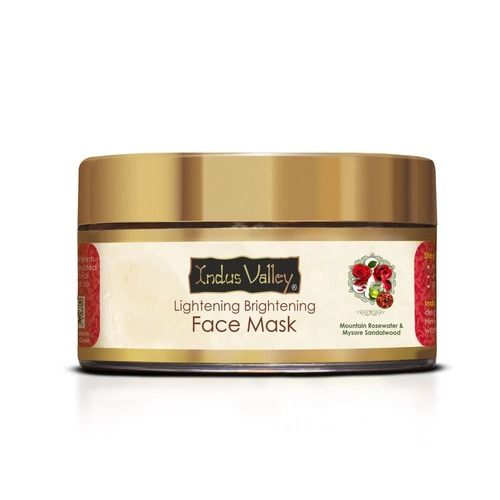 Lightening Brightening Face Mask With Mountain Rosewater And Mysore Sandalwood
