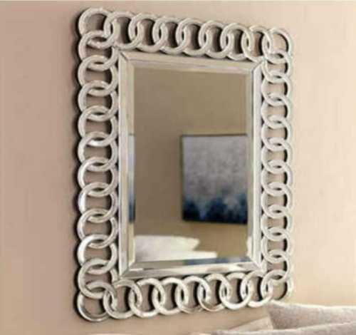 Perfect Finishing Rectangular Shape Glass Mirror for Home and Hotel, 5-10 MM