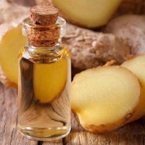 Light Yellow Pure And Natural Aromatic Ginger Essential Oil For Reduce Inflammation