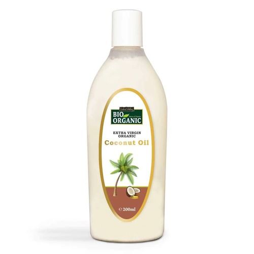 Bio-Organic Cold Pressed Extra Virgin Coconut Oil For Hair And Skin - 175 ML