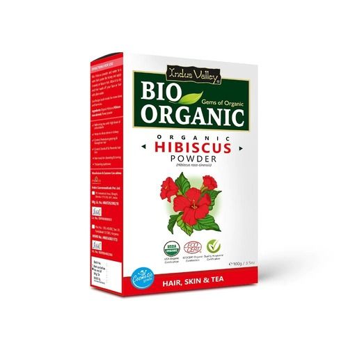 Bio-Organic Hibiscus Flower Powder For Hair And Skin Care - 100/200 Gram Pack Direction: As Per Printed Or Expert Advice