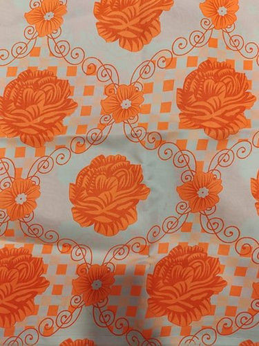 Decorative Taiwan Printed Tent Fabric With Polyester Material And Weight 14 Kg/roll