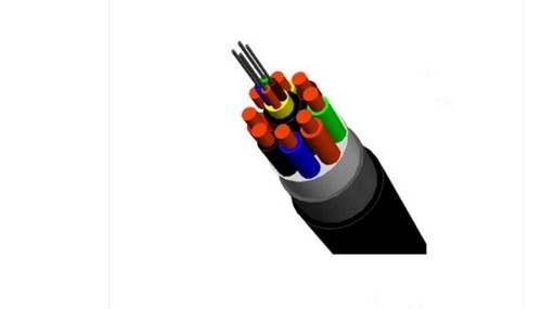Fiber-Power Hybrid Aerial Breakout Outdoor Optical Fiber Cable With 100N<1000N Allowed Tensile Strength
