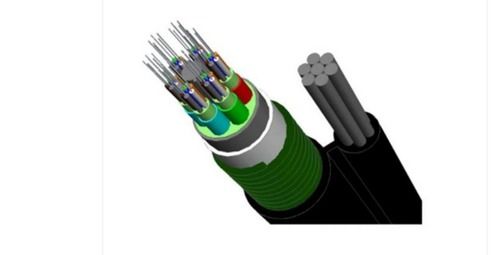 Flat ADSS Aerial Outdoor FTTH Drop Cable Optic Fiber Cable With 2-48 Cores