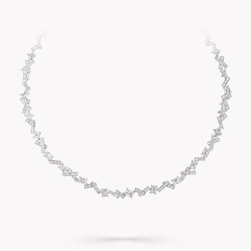 Ladies Silver Fashion Necklace(Fancy And Unique Design) Gender: Women