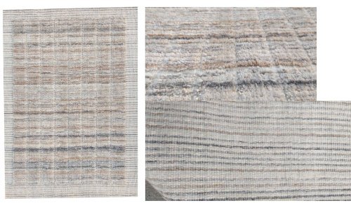 Light Weight Rectangular Grey Plain Handloom Floor Carpets For Office Non-Slip