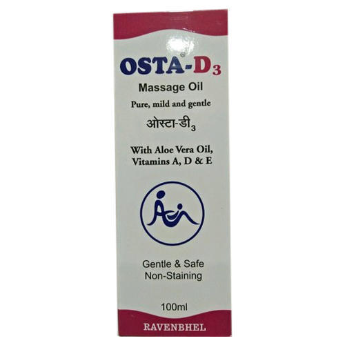 Osta D3 Massage Oil With Aloe Vera And Vitamin A, D, E  Age Group: Adults