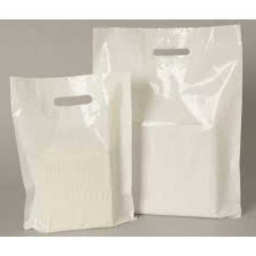 Plain White Ld Plastic Bags For Packaging Available In Various Sizes