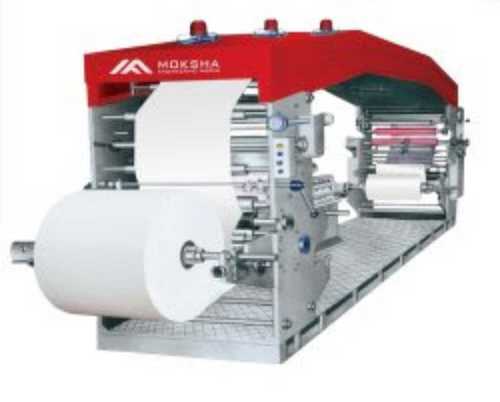 Sticker Gumming Machine, 440V/50Hz, Capacity 50 Meters Per Minute  Application: Labeling