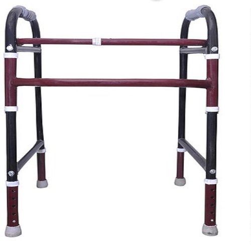 Surgical Plain Double Bar Frame Balanced Adjustable Walker With PVC Handgrip