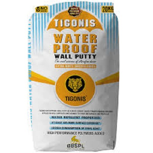 Water Proof White Wall Putty For Houshold And Office, 20 Kg Application: Distemper