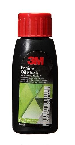 3M 2Wh Engine Oil Flush (50 Ml) For Vehicle Application: Less Than 200Cc