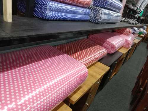 Pink Breathability, Easy To Use And High Comfort Dots Printed Rectangle Mattress For Home Use, Hotel Use, Rest Room