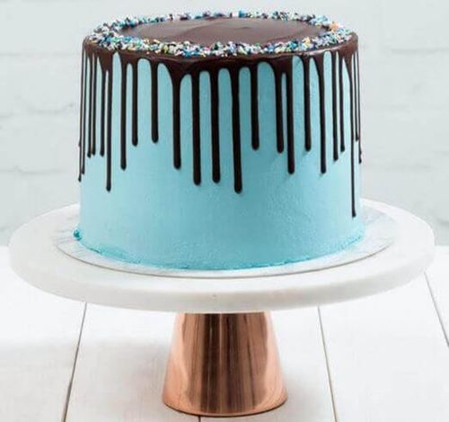 Triple Chocolate Drip Cake - The Floured Table