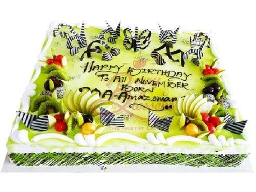 Delicious Taste and Mouth Watering Apple Flavoured Birthday Cake