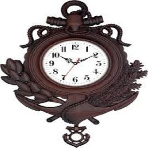 Brown Designer Wall Clocks For Home, Parlor, Office And Shop