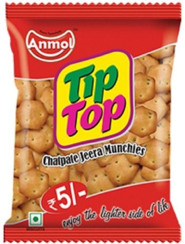 Gluten-Free Anmol Tip-Top Chatpate Jeera Munchies Cracker Biscuit Fat Content (%): 25 Grams (G)