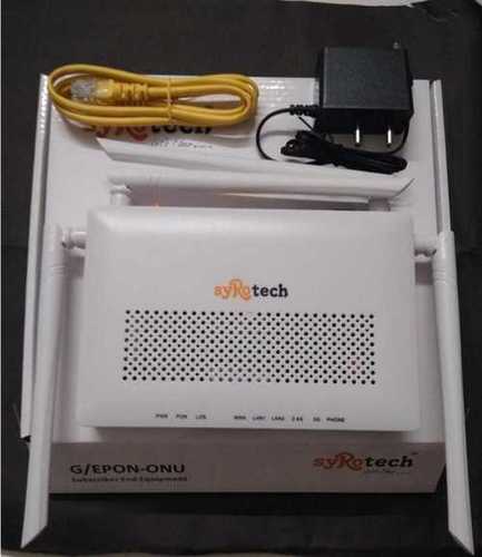 Internal High Speed And Fast Signal Strength White Colour Wireless Or Wi-Fi Router