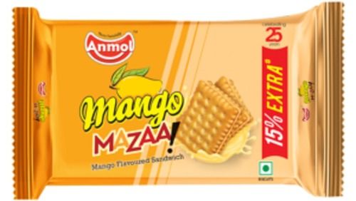 Mango Mazaa Vegan And Gluten-Free Mango Flavoured Sandwich Biscuit