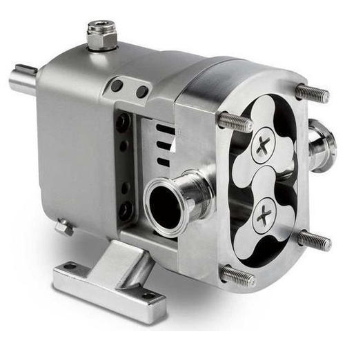 Ss Single Phase Stainless Steel Lobe Pump With 20 Hp And 1300 Rpm