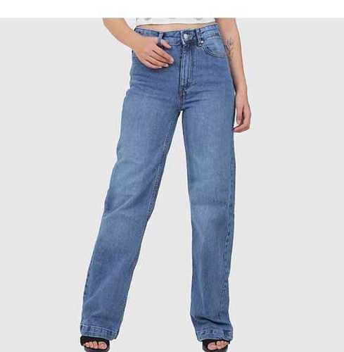 Strechable And Ultra Comfortable Mens Denim Blue Color Plain Dyed Ladies Jeans Age Group: >16 Years