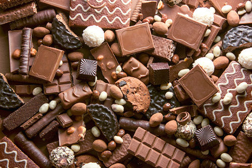 Multi Tasty And Delicious Dark Chocolates With Nuts And With Rich Cocoa