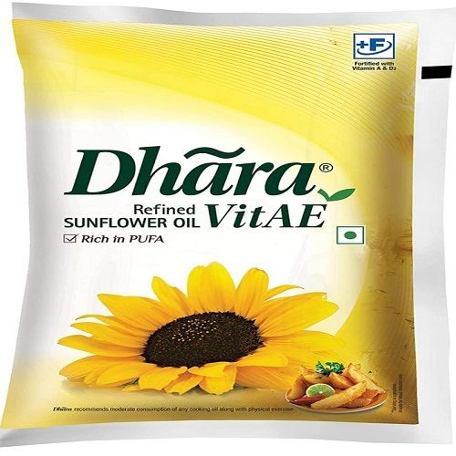 100% Natural And Pure 1 Liter Pack Yellow Colour Sunflower Oil Use: Cooking