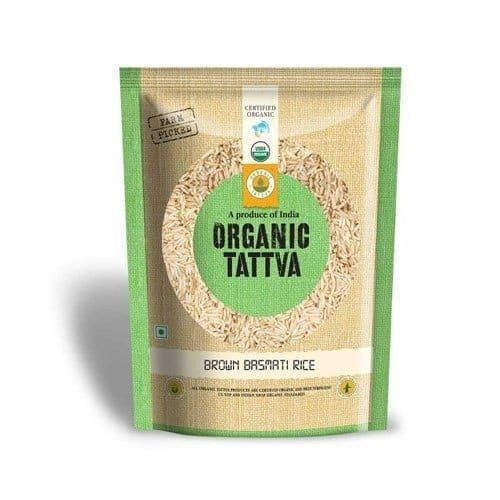 100% Pure And Organic Tattva Brown Basmati Idli Rice For Cooking