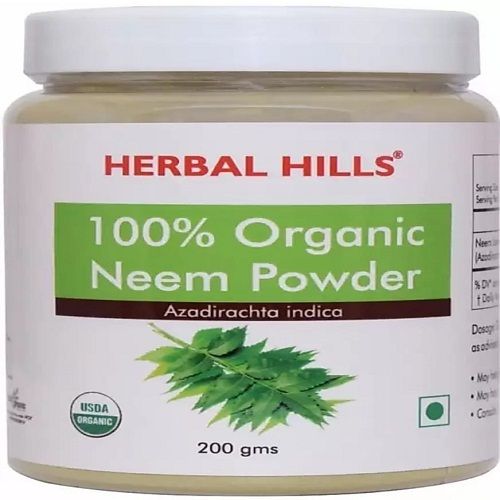 Ayurvedic Harbal Hills Organic Neem Powder 200 Gms Age Group: Suitable For All Ages