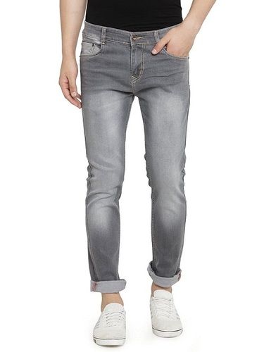 Delicate And Breathable 100 Percent Denim Fabric Men'S Slim Fit Denim Jeans Age Group: >16 Years