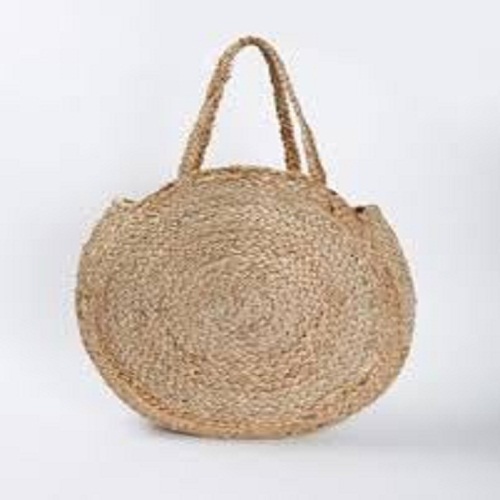 पर्यावरण के अनुकूल और अत्यधिक टिकाऊ क्रीम रंग के जूट फैशन बैग