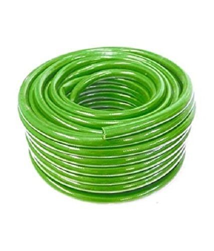 Round Green Color Garden Hose Pvc Water Pipe (0.5 Inch, 15 M)