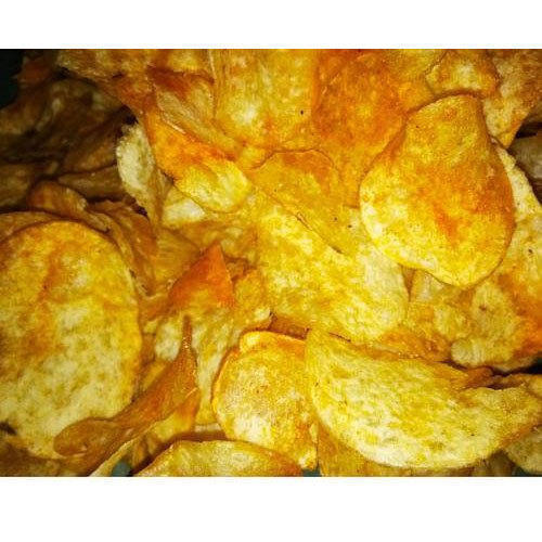 Mouth Watering, Crispy And Delicious Masala Potato Chips As Snacks